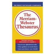 Merriam-Webster Thesaurus, All Purpose, Paperback 850